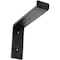 Ekena Millwork Steel Truss Shelf Bracket, Antiqued Silver 2"W x 8"D x 6 3/4"H BKTM02X08X06TSASV - alternate 1